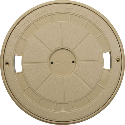 Custom Molded Products Skimmer Cover and Collar (Round) Tan
