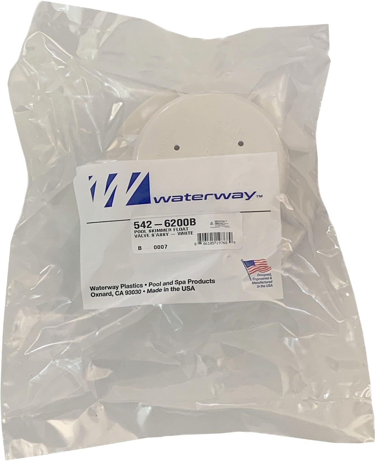 Waterway Plastics 542-6200B Renegade Swimming Pool Skimmer Float Valve Same as 542-6200