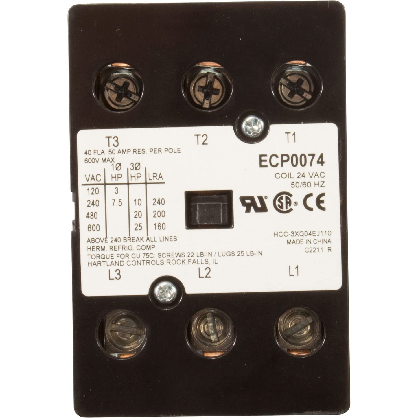 Jandy Pro Series Contactor ( 3 Phase) , 2500, 3000