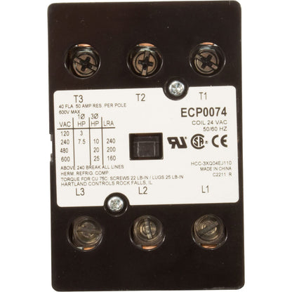 Jandy Pro Series Contactor ( 3 Phase) , 2500, 3000