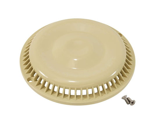 Afras Anti-Vortex Drain Cover 7.375 inch - Tan Pool Main Grate Replacement 7 3/8 with 2 Screws 11064TAN