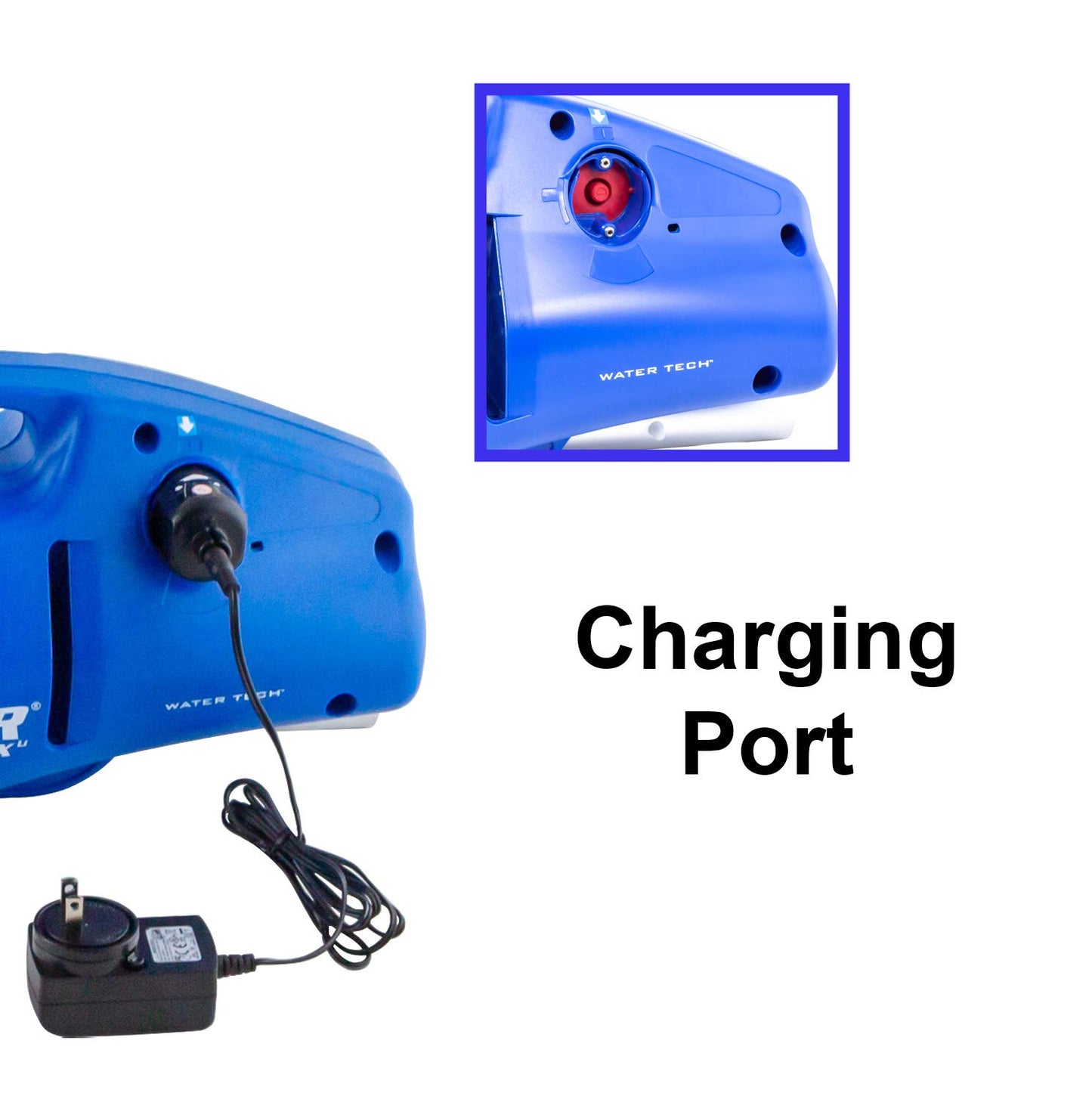 POOL BLASTER Water Tech Original Certified Lithium Wall Charger with Adapter for Max Li, Max Li CG, Max Li HD, Millennium Li, iVac 350 Li and Volt FX-8 Li