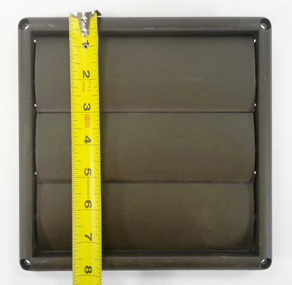 Deflecto Supurr-VentÂ® Louvered Vent Hood, 6", Brown