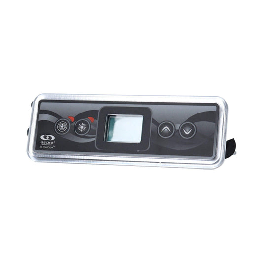 Gecko in.k300 Electronic Keypad 4-Button, LCD, w/Overlay, for Pump1, Light, Up and Down