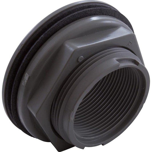 Waterway Plastics 806105082558 Gray 1-1/2"FPT Thru with nut