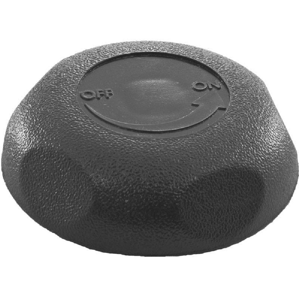 Waterway 602-4351 Turn Knob On/Off Valve Black