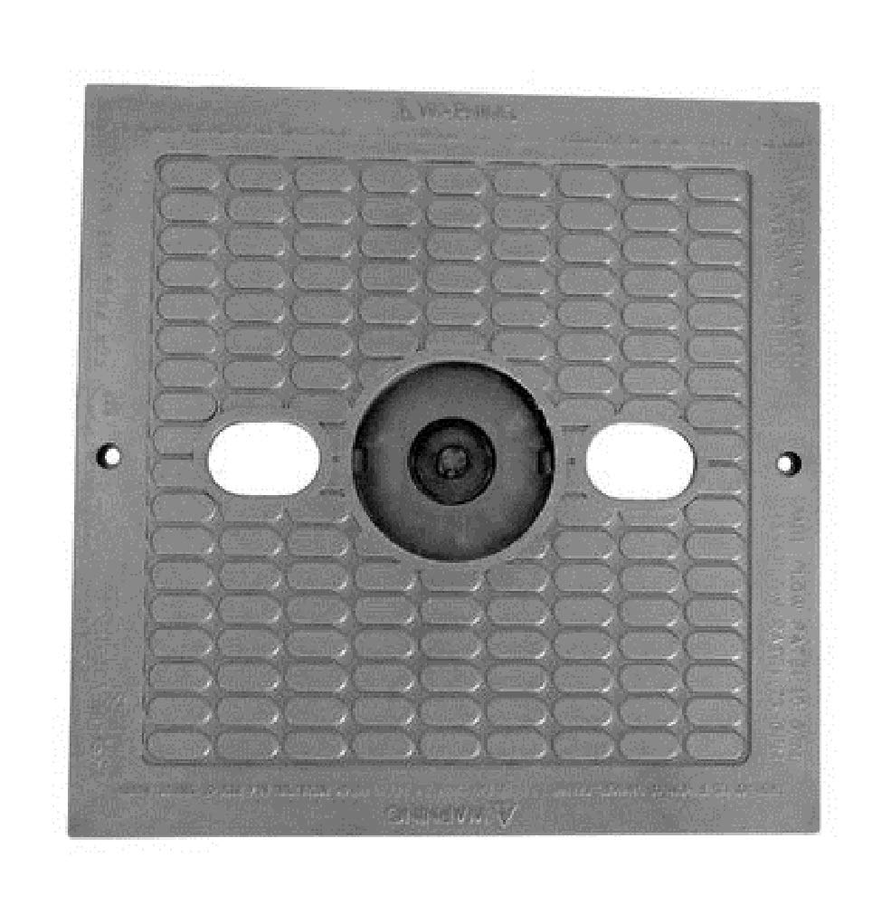 Waterway Plastics Gray Square 519-9507