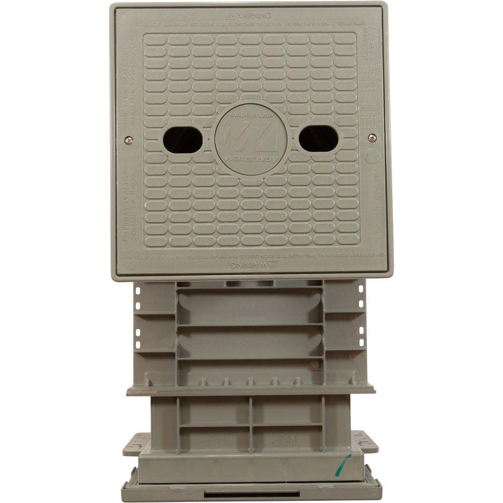 Waterway Skimmer Fiberglass Square Gray 540-8617