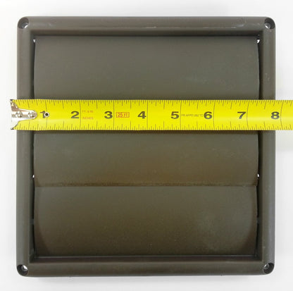 Deflecto Supurr-VentÂ® Louvered Vent Hood, 6", Brown