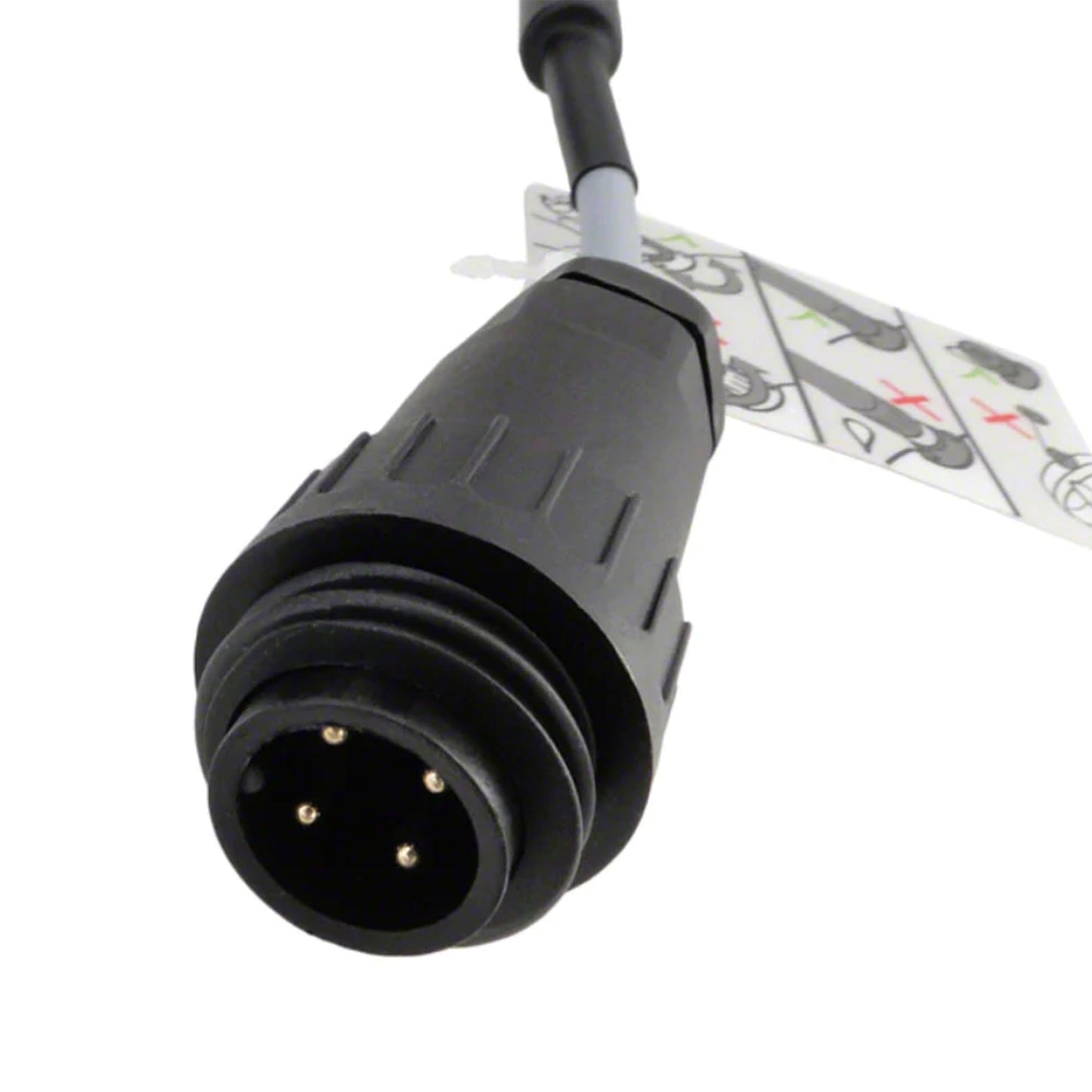 Polaris Replacement Swivel Floating Cable Assembly with 69 Inch Cord Compatible 9550 Sport and 9650iQ Robotic Pool Cleaner, Black