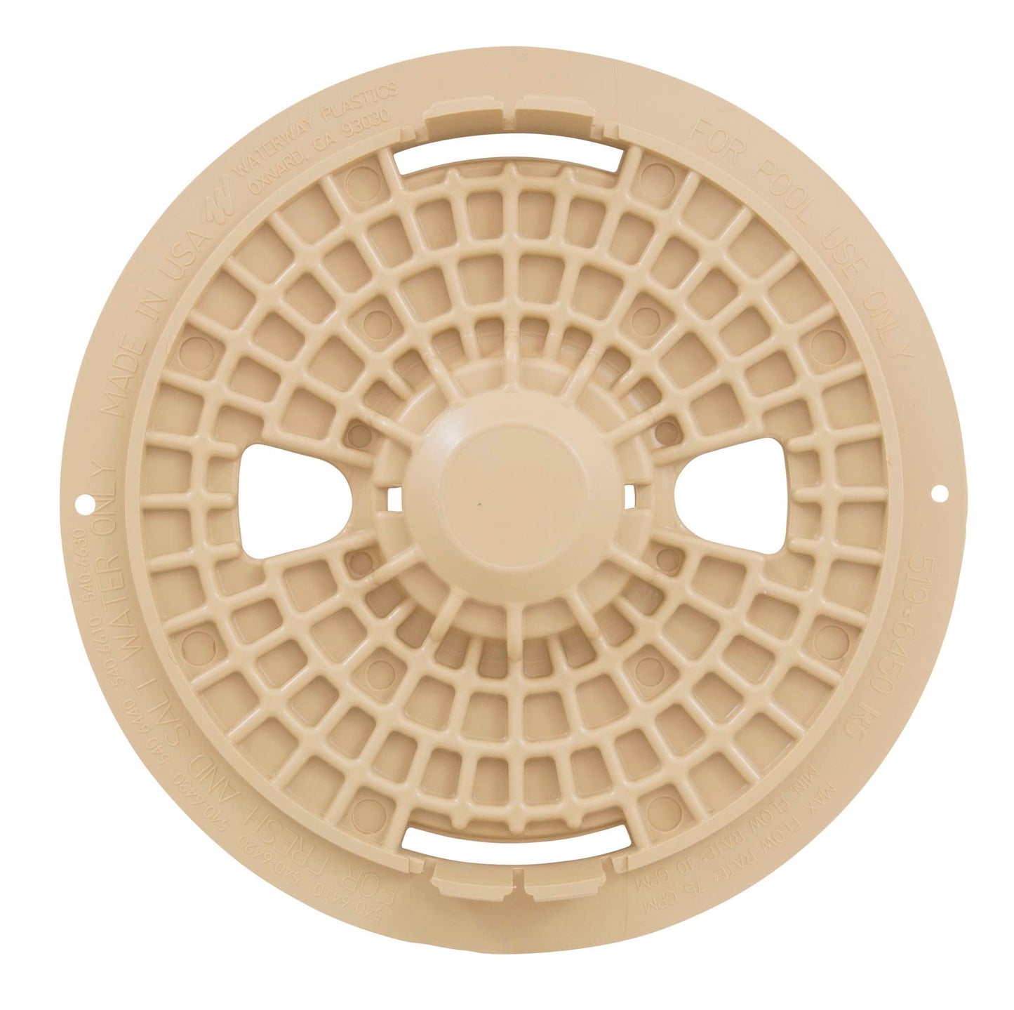 Waterway Plastics Skimmer LID Insert RENEG Beige 519-6459-BEI