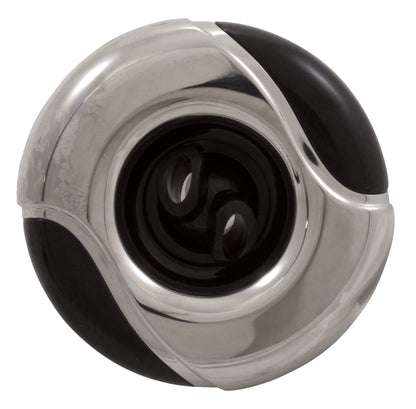 Custom 25591-134-000 Spa Master Jet Internal, 4-5/16"fd- Stainless Steel/Black