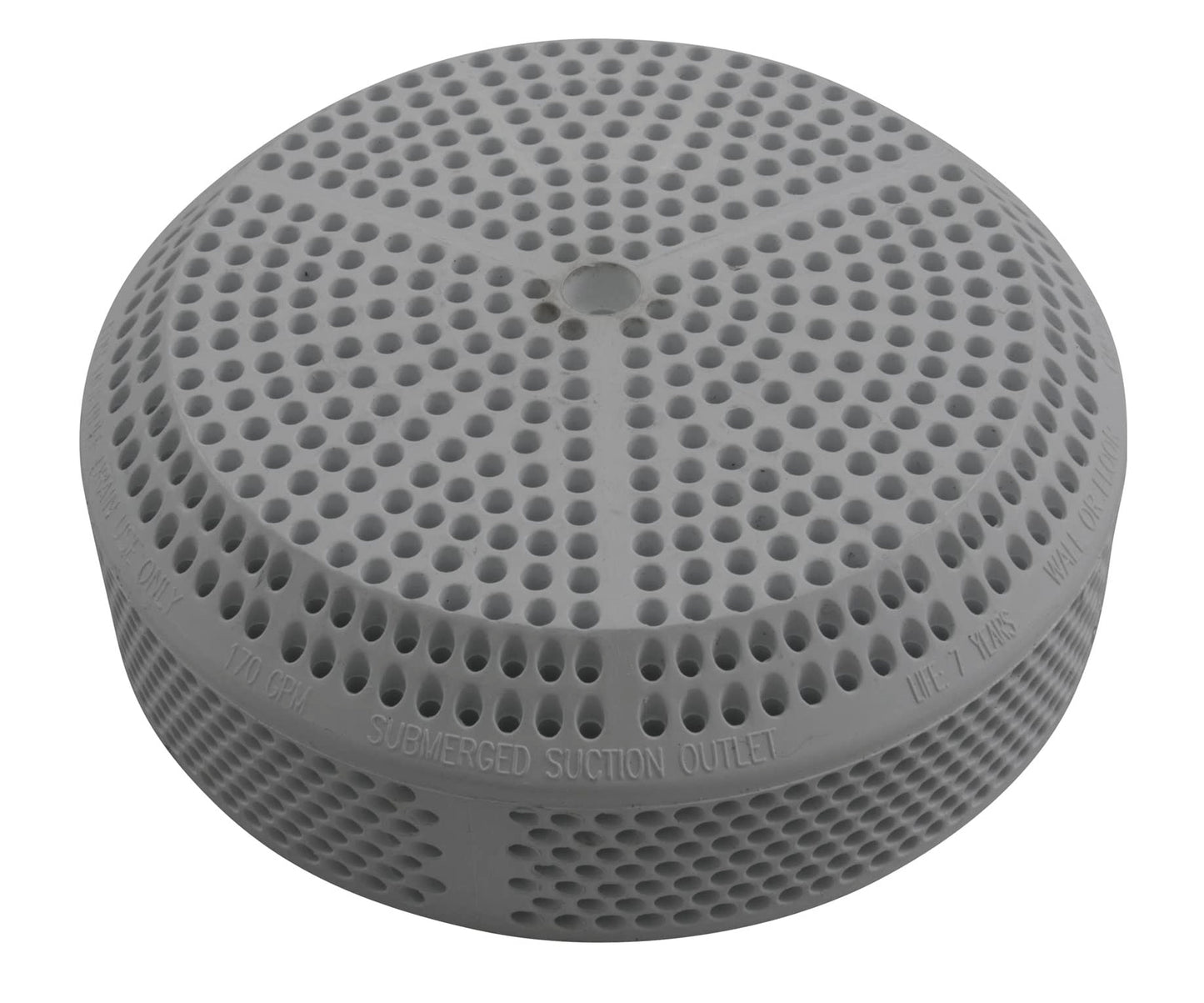 Custom 25201-037-000 Spa Suction Cover, 170 GPM, 4-7/8"fd- Graphite Gray