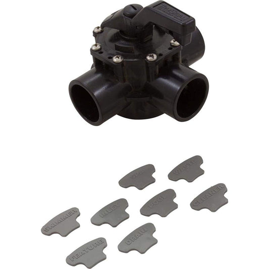 Waterway Tru Seal Valve 3-Way 1-1-2in. SL - 2in. SPG 600-7200-CPVC