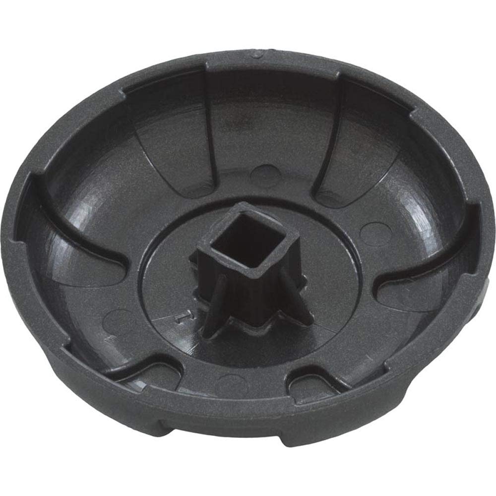 Waterway Plastics Six Spoke Knob Dark Gray