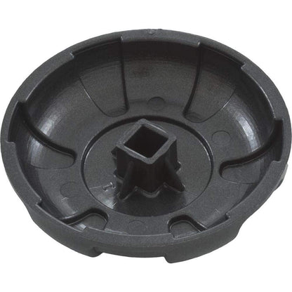Waterway Plastics Six Spoke Knob Dark Gray