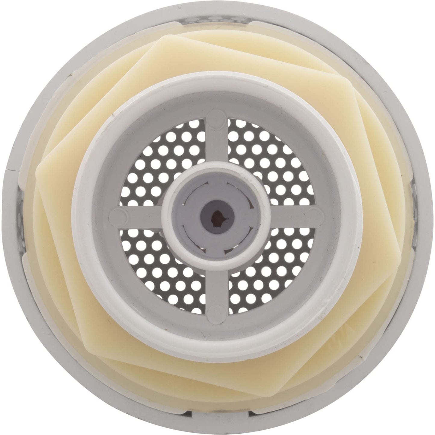 Waterway Plastics 806105379337 Suction Assembly W/hex Nut Wall White Fitting