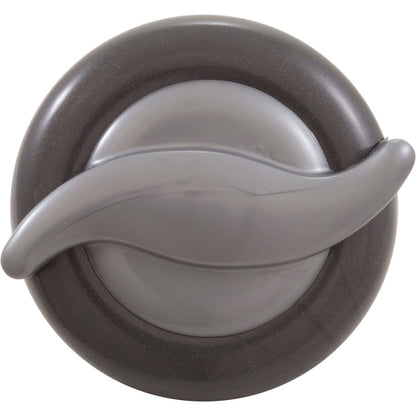 Custom Molded Products 25093-107-000 Air Control, S Handle, 1" Slip, Graphite Gray, 2-3/4" Cap