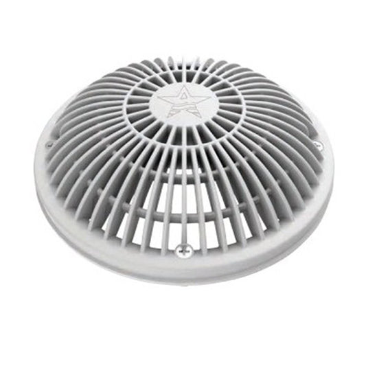 AquaStar 8MF101 8" Round MoFlow Suction Outlet Cover and Mud Frame - White