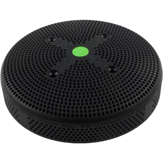 Horizon Spa & Pool Parts 6" Suction Outlet Cover, W/Stainless Screws(4) Hydroair Rplcmt, Black 6HPHA102