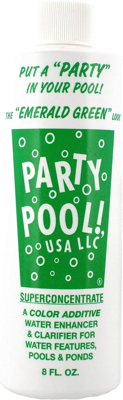 Party Pool Color Additive Green Lagoon, 8 Ounce