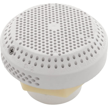 Waterway Plastics 806105379337 Suction Assembly W/hex Nut Wall White Fitting