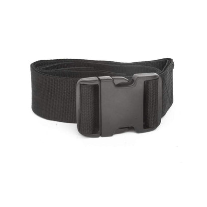 Kemp USA 2-Piece Spineboard Strap with Plastic Buckle in Black