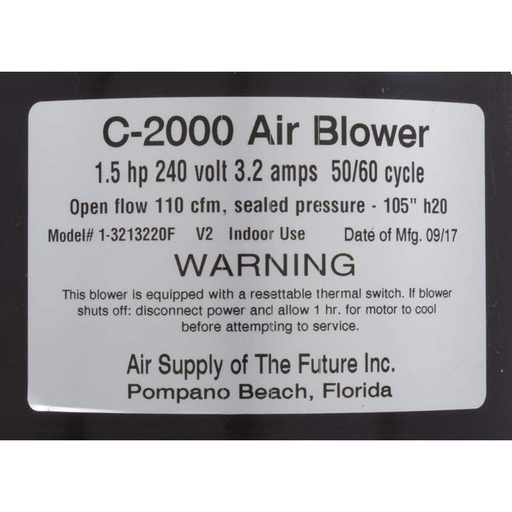 AIR BLWR COMET 2000 1.5HP 230V 3215231