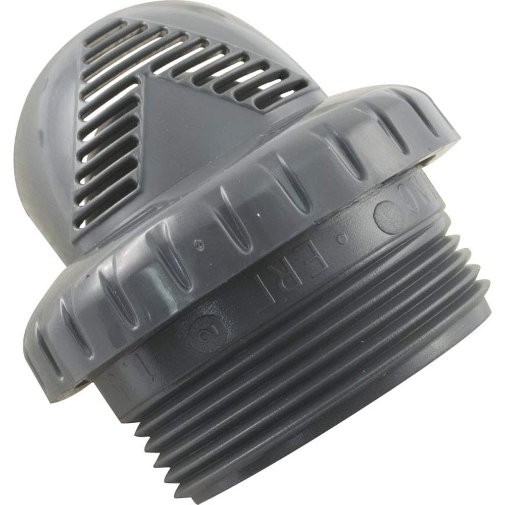 Inlet Fitting, Infusion Venturi, 1-1/2"mpt, Dk Gray