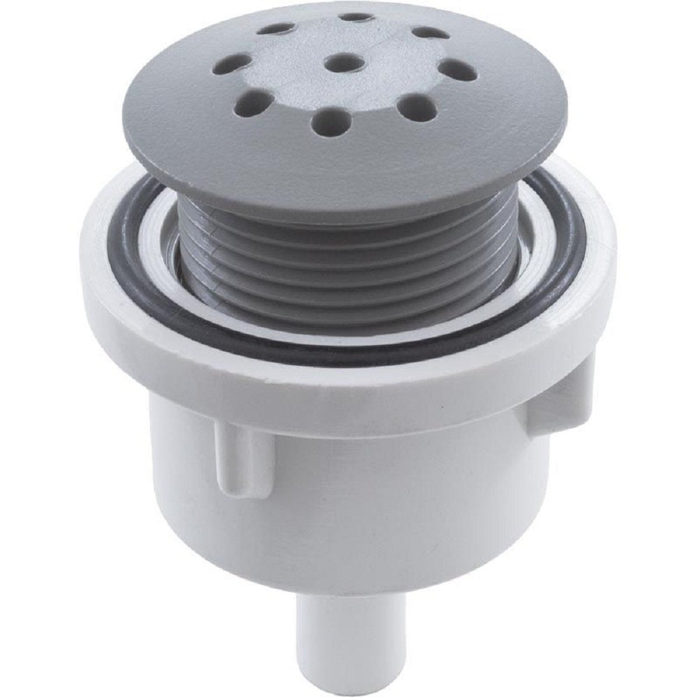 Waterway 670-2297 Gray Metal 3/8" Barb Straight Body Top Flo Spa Air Injector Valve