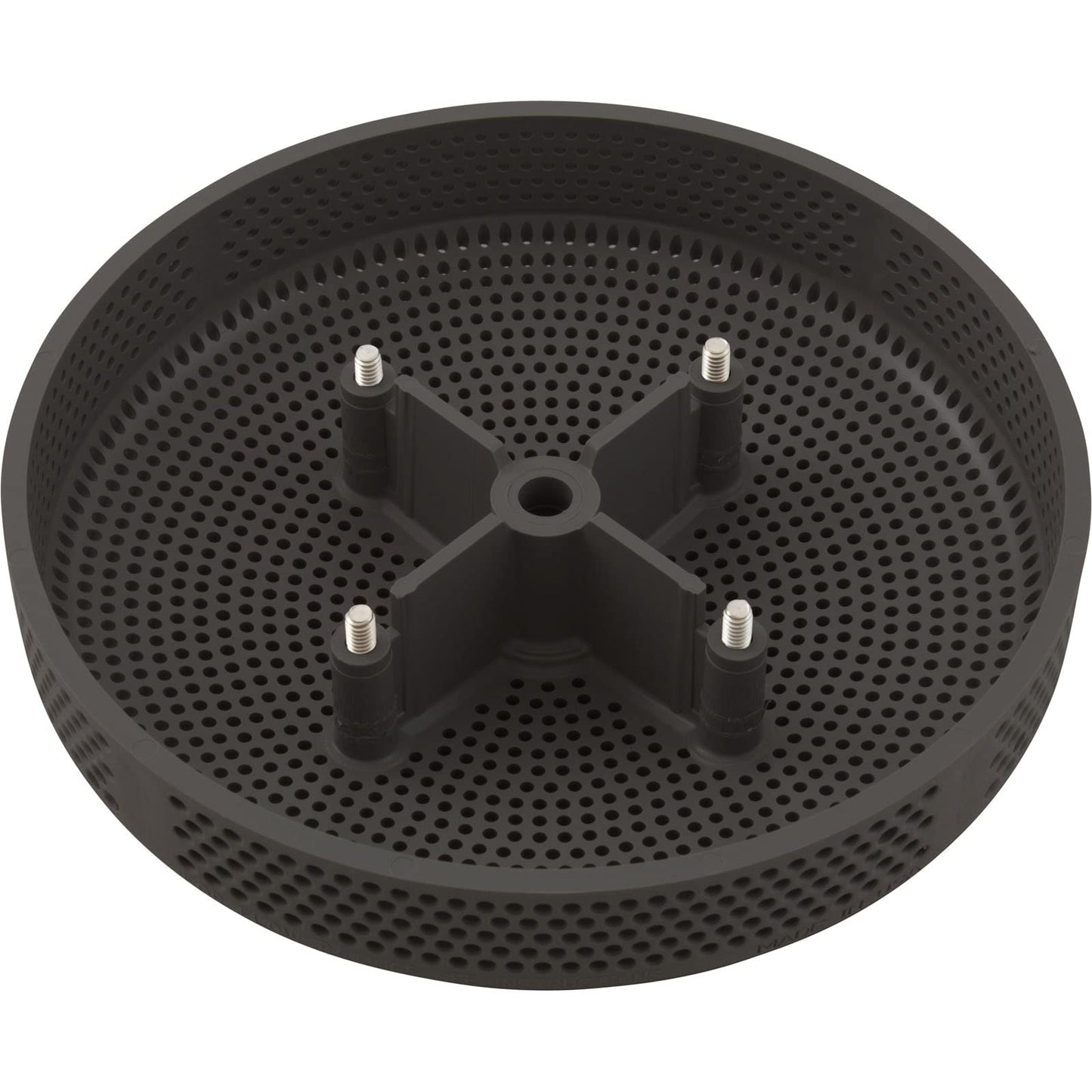 6" Suction Outlet Cover, W/Stainless Screws(4)Hydroair Rplcmt, Dkgray 6HPHA105