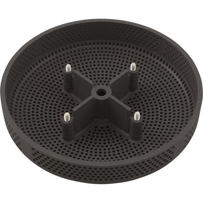 6" Suction Outlet Cover, W/Stainless Screws(4)Hydroair Rplcmt, Dkgray 6HPHA105