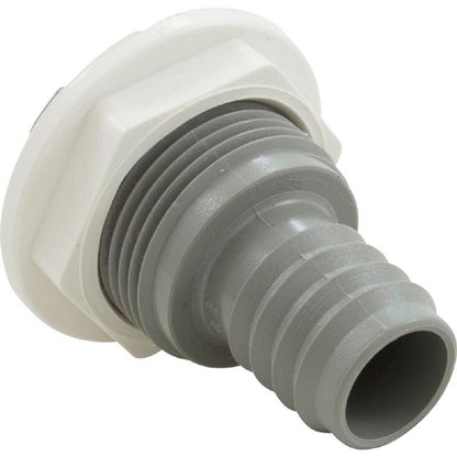 Waterway Bulkhead Fitting, 3/4" b, Swirl, Gray