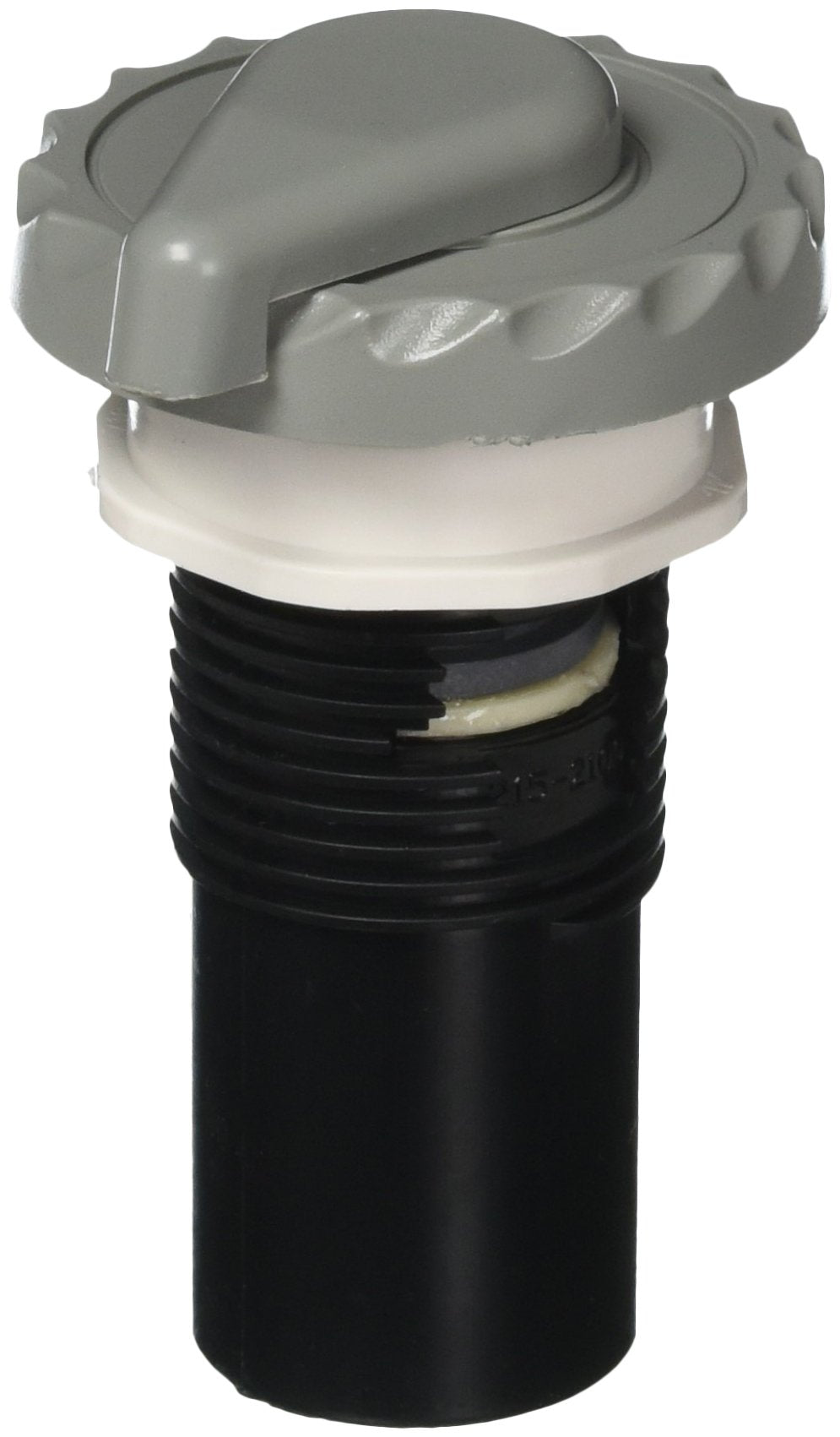 Waterway Plastics 806105115867 1" Top Access Silent Air Control Scalloped Gray