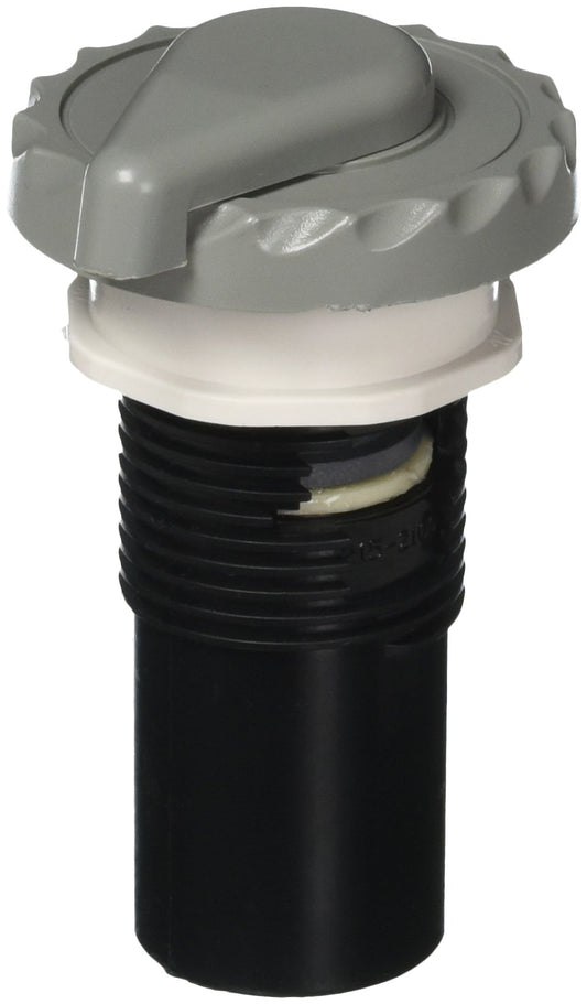 Waterway Plastics 806105115867 1" Top Access Silent Air Control Scalloped Gray