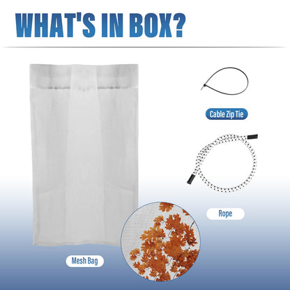 019-D-2100 Superfine Mesh Debris Bag Replacement for Power-Vac PV2100 PV2200 PV2500 PV3000