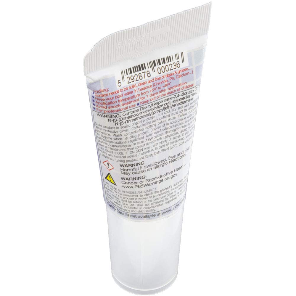 Underwater Magic Water Resistant Tile and Grout Repair Sealant 2.1 Oz Tube, White