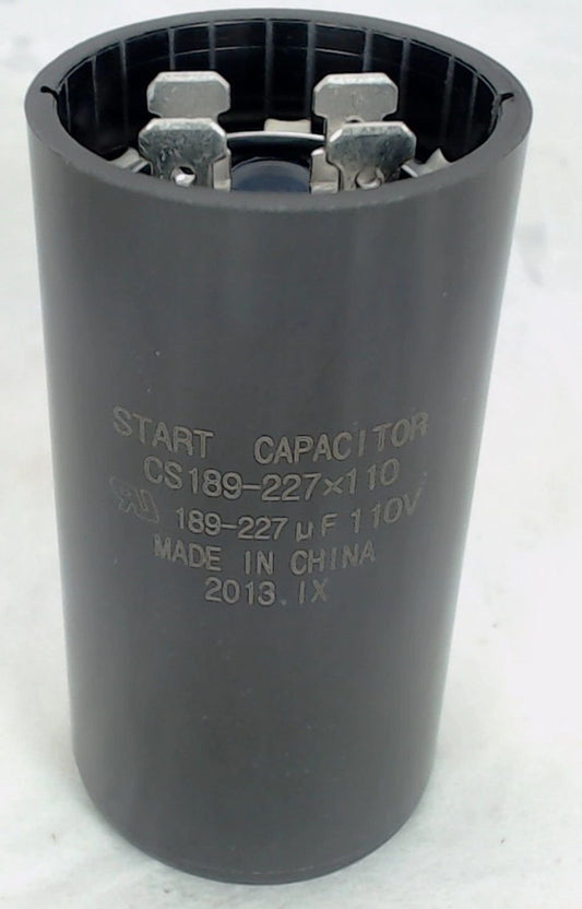 CS189-227x110 - Supco OEM Replacement Motor Start Capacitor 189-227 MFD 110 125 Volt