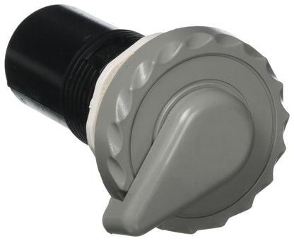 Waterway Plastics 806105115867 1" Top Access Silent Air Control Scalloped Gray