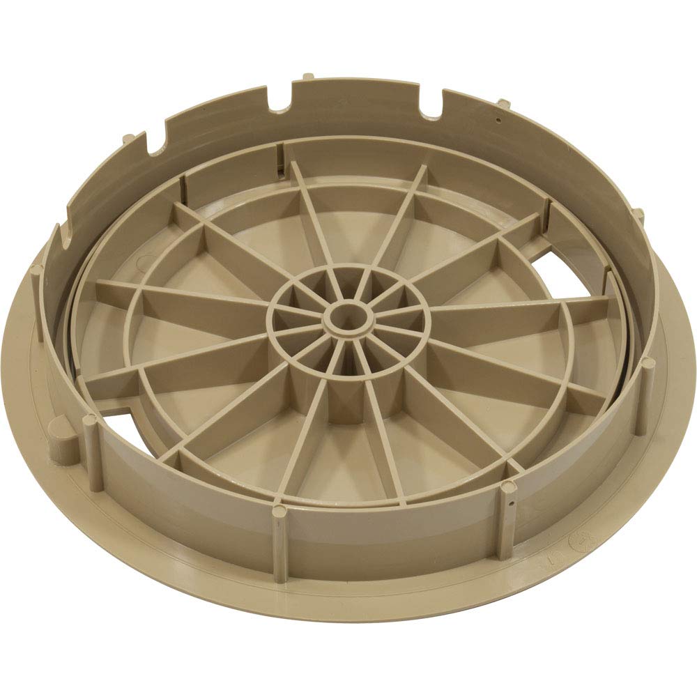 Custom Molded Products Skimmer Cover and Collar (Round) Tan