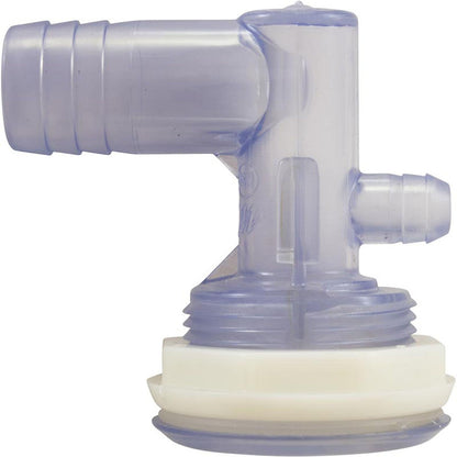 Waterway Cluster Storm 228-1558g a3/8" b w3/4" b Threaded Jet Body - Clear