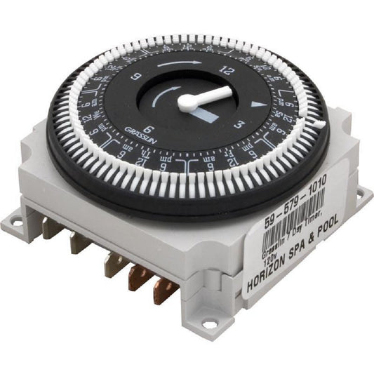 Hydro-Quip 34-0035 115V 7Day Timer Grasslin Panel Mount