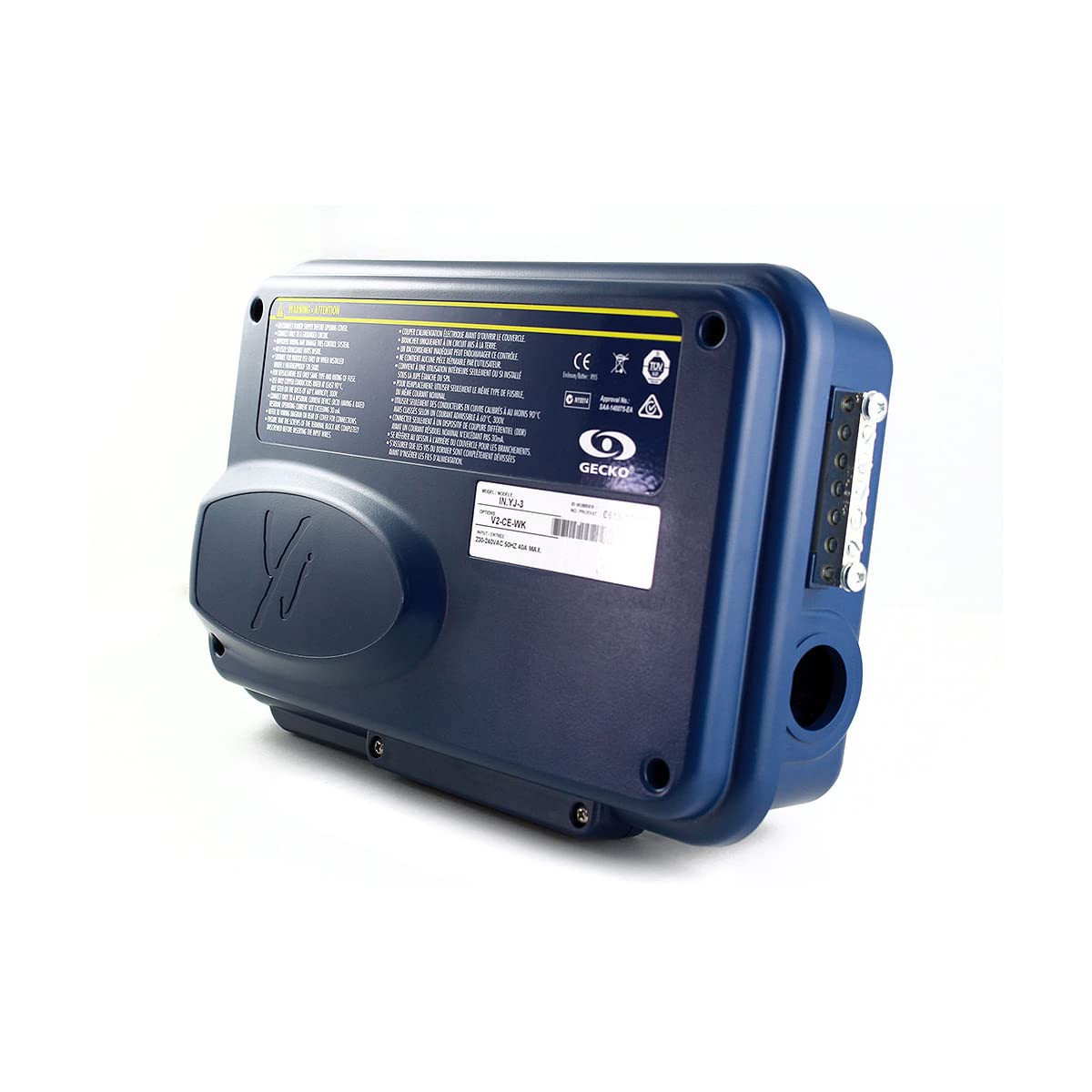 Gecko IN.YJ-3-QC-V3-GD1 electronic control system 0612-221041-431 (less heater), and is compatible with the 4kW heat.wav heater 0613-421009 (sold separately)