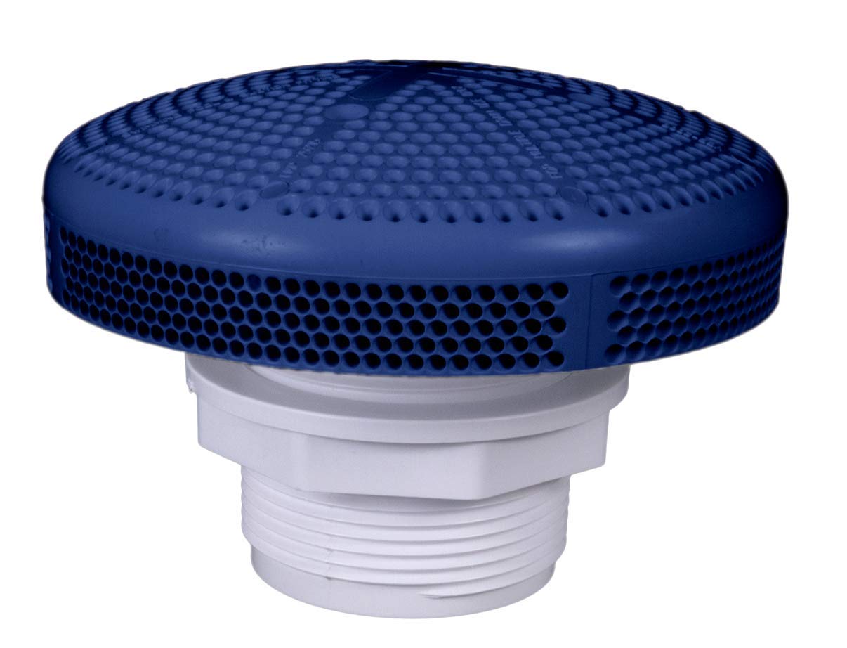 Custom Molded 25215-069-000 175 GPM Fiberglass Pool Suction VGB - Dark Blue