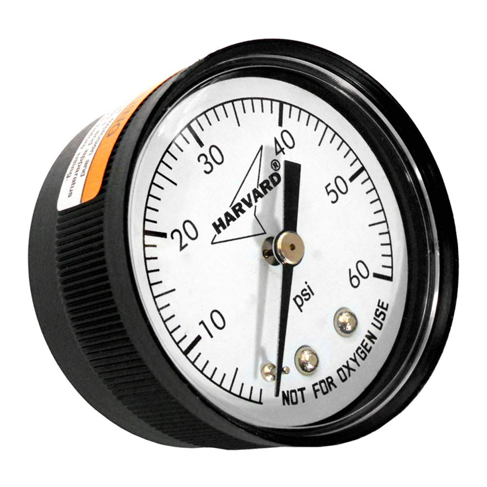 Pressure Gauge, 1/4" mpt, 0-60psi, Back Mount, Generic IPPG602-4B