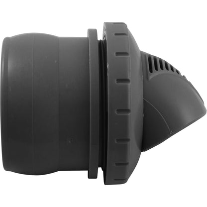 Inlet Fitting, Infusion Venturi, 2"s Self Align, Dk Gray