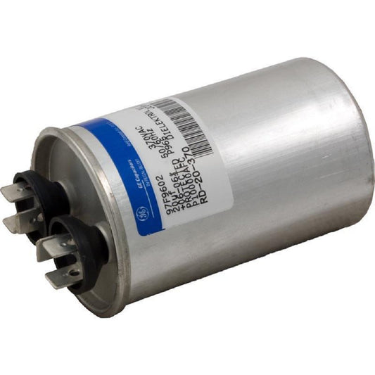 97F9602 - 20 uf MFD 370 Volt VAC - GE Round Run Capacitor Upgrade