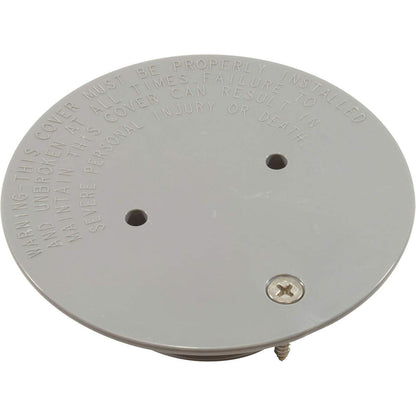 Custom Molded Products Floor Inlet Fitting Cover Wth Screw Gray
