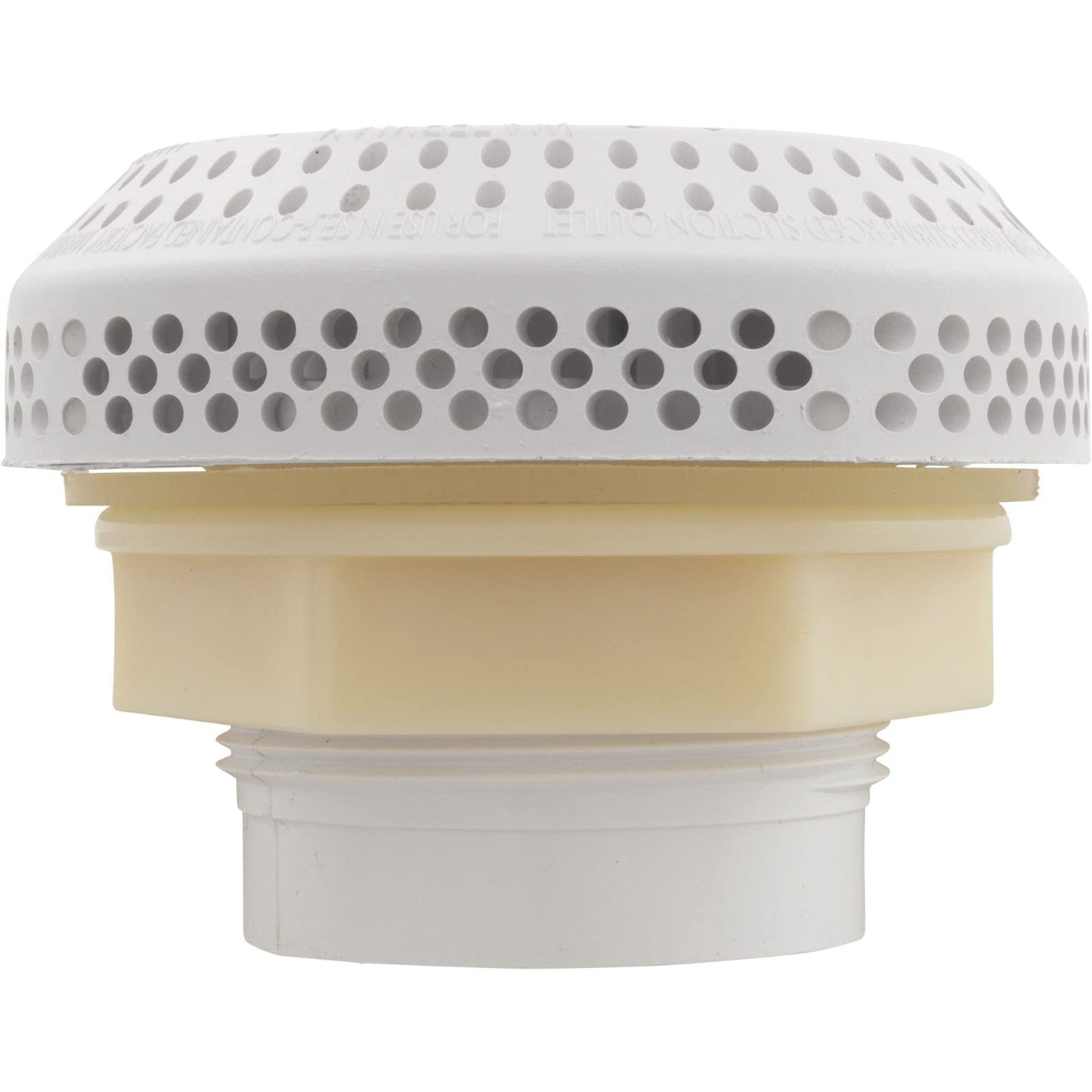 Waterway Plastics 806105379337 Suction Assembly W/hex Nut Wall White Fitting