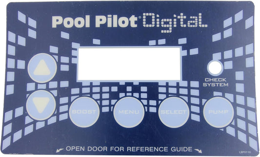 AutoPilot LBP0116 DIG-220 Label, for Pool Pilot DIG-220/75003 Power Supply Front Cover Screen Display